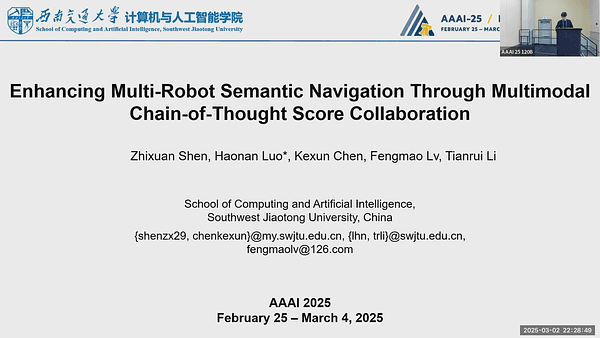 Enhancing Multi-Robot Semantic Navigation Through Multimodal Chain-of-Thought Score Collaboration