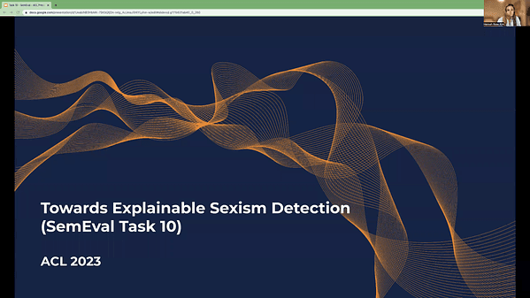 SemEval-2023 Task 10: Explainable Detection of Online Sexism