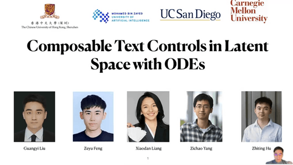 Composable Text Controls in Latent Space with ODEs